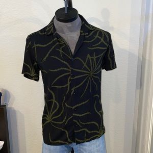 Mens Topman button up short sleeve shirt